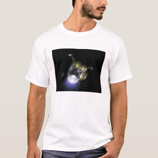 Camiseta Conceito de tripulação a explodir (Frente)
