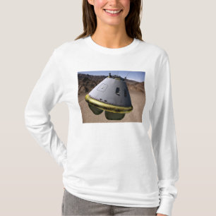 Camiseta Conceito de um veículo da exploração do grupo