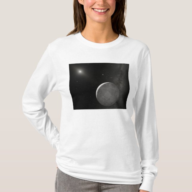 Camiseta Conceito do artista de objeto Kuiper Belt (Frente)