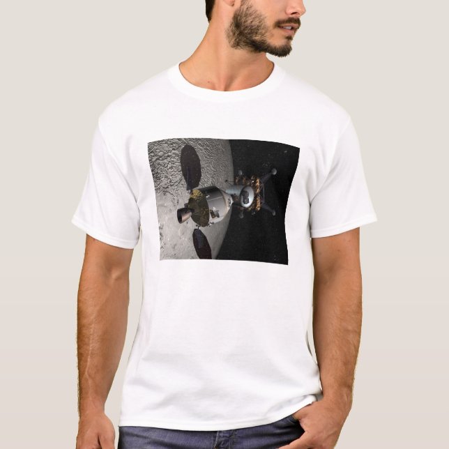 Camiseta Conceito do veículo de exploração da tripulação de (Frente)