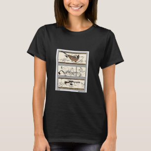 Camiseta Conceito engraçado de vara de pescar arte ao ar li
