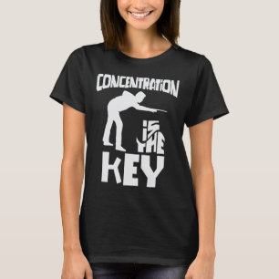 Camiseta Concentração É O Foco-Chave Da Piscina Engraçada B