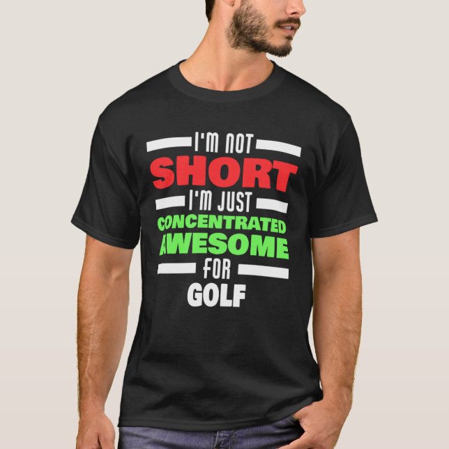 Camiseta Concentrated Awesome For Golf Saying Golfer (Frente)