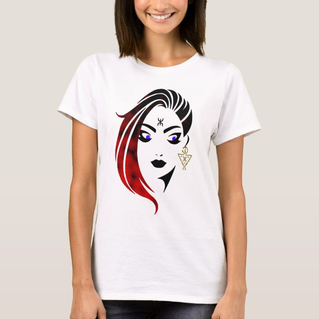 Camiseta Conception d'une image d'une femme amazigh (Frente)