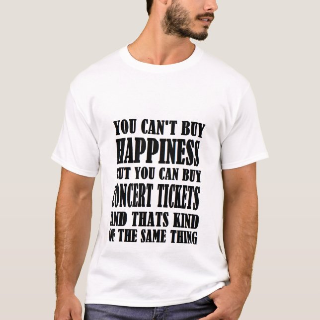 Camiseta concert=happiness (Frente)