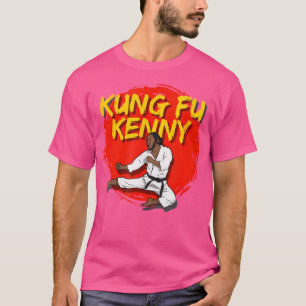 Camiseta Concerto de Rap Engraçado Kung Fu Kenny Lutando