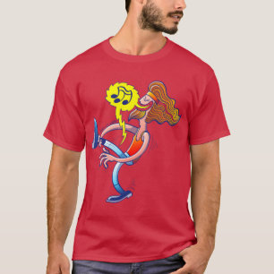 Camiseta Concerto de rocha inteiramente desconectado