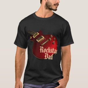 Camiseta concerto legal Rockstar Pai Red Guitar World