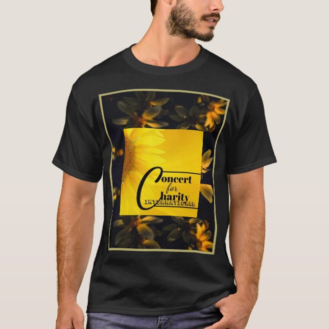 Camiseta concerto para o Black Internacional Charity (Frente)