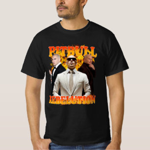 Camiseta concerto pitbull 90s