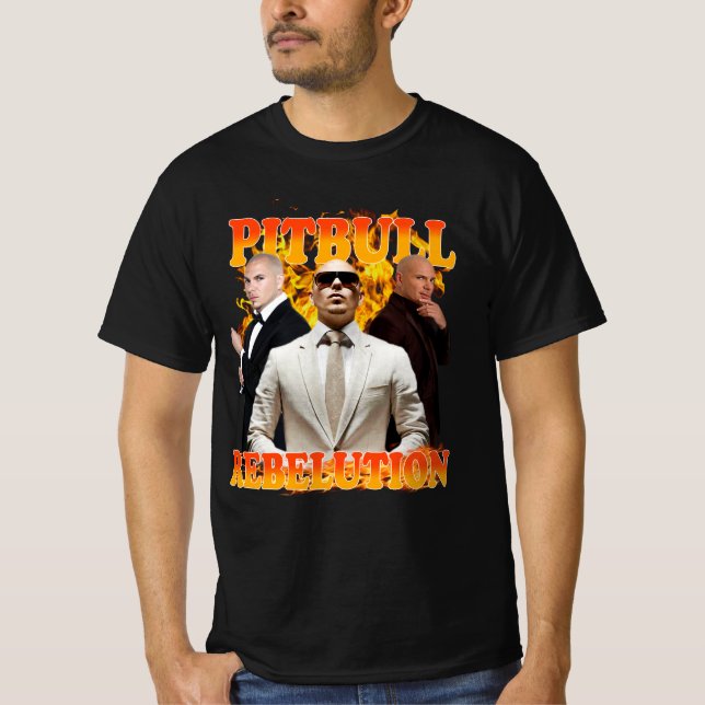 Camiseta concerto pitbull 90s (Frente)