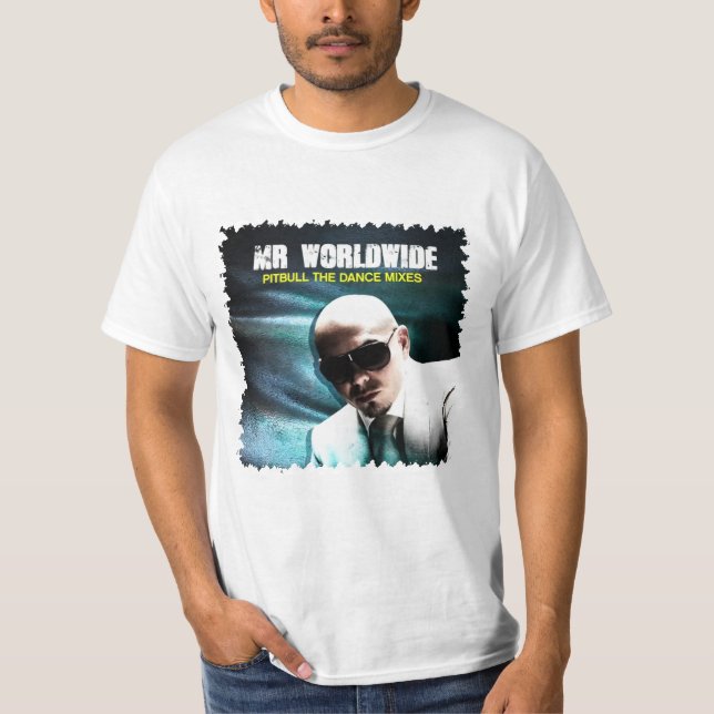 Camiseta concerto pitbull mr mundial (Frente)