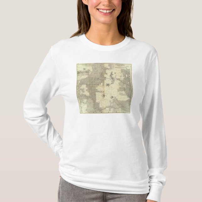 Camiseta Concessão de terras Washington e Oregon (Frente)