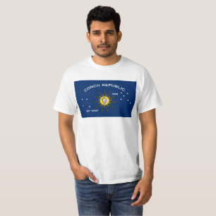 Camiseta Conch Republic Flag Key West Florida