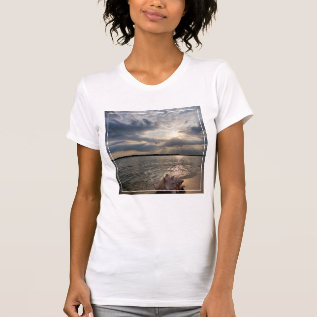 Camiseta Conch Shell na praia | St Augustine, Fl (Frente)