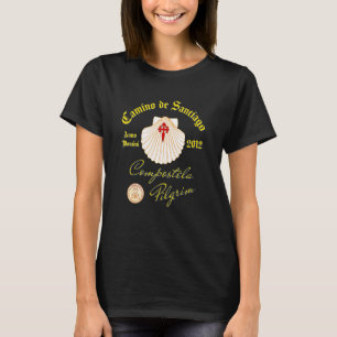 Camiseta Concha de Santiago de Compostela Anno Domini 2012