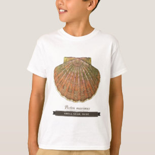 Camiseta Concha Divertida para Crianças "Concha, Sim, Cara"