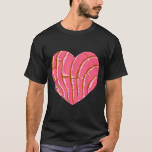 Camiseta concha mexicana coração méxico cinco de maio pão
