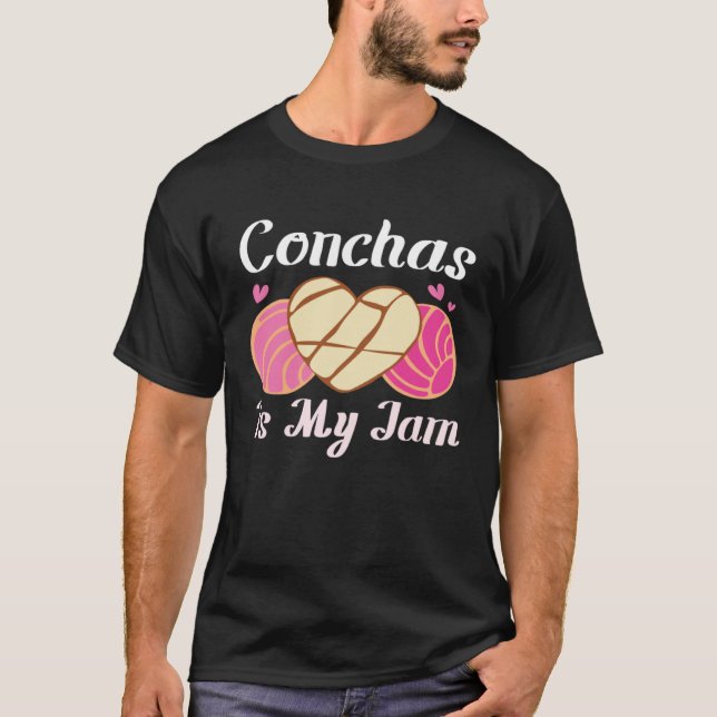 Camiseta Conchas Is My Jam Pan Dulce Latina Mexican Mujer C (Frente)