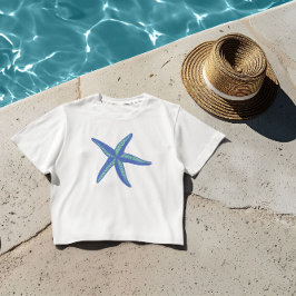 Camiseta Conchas marítimas, gráfico do mar