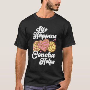Camiseta Conchas Pan Dulce Latina Mujer Concha Mexicano Pas