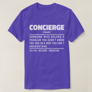 Camiseta Concierge Noun Legal Apreciação do Trabalhador Sar