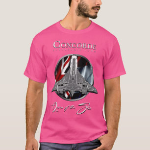 Camiseta Concorde Supersonic British Legendary Aircr