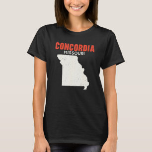 Camiseta Concordia Missouri EUA Estado América Viagem Misso