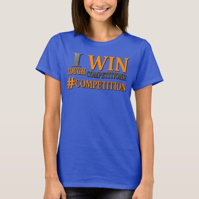 Camiseta "CONCORRÊNCIAS DIFÍCEIS" Design. Comprar Agora (Frente)