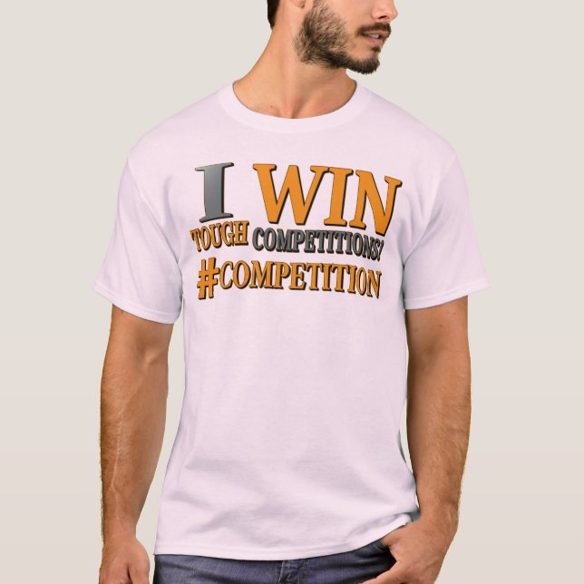Camiseta "CONCORRÊNCIAS DIFÍCEIS" Design. Comprar Agora (Frente)