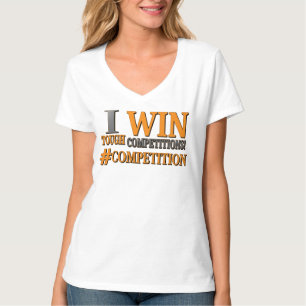 Camiseta "CONCORRÊNCIAS DIFÍCEIS" Design. Compre agora