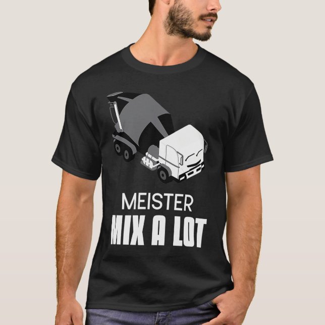 Camiseta Concrete Mixer for Drivers Slogan Concrete Mixer D (Frente)