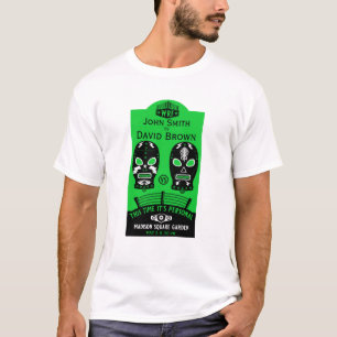 Camiseta Concurso de Lutas Editável Engraçado