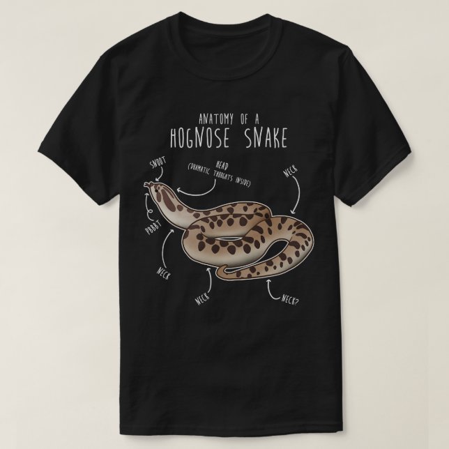 Camiseta Conda Hognose Cobra Anatomia Anaconda (Frente do Design)