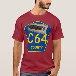 Camiseta Condado C64 do comodoro 64