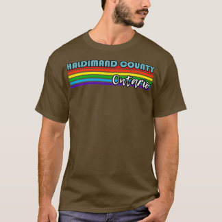 Camiseta Condado de Haldimand Ontario Pride Haldimand