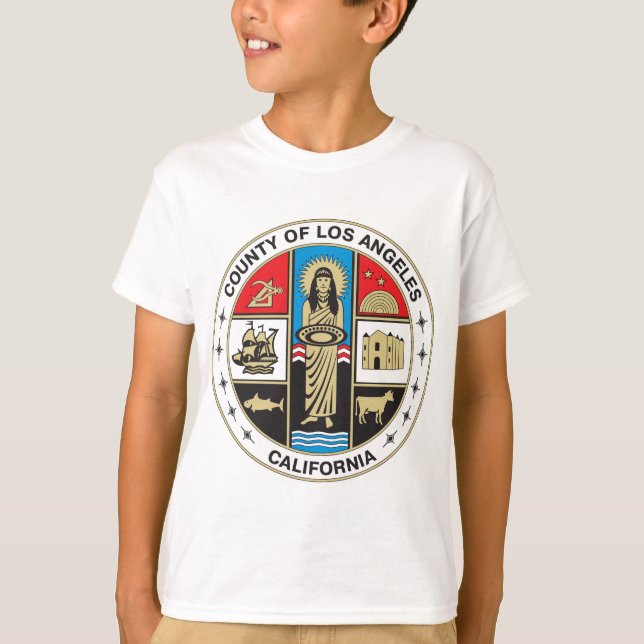 Camiseta Condado de Los Angeles (Frente)