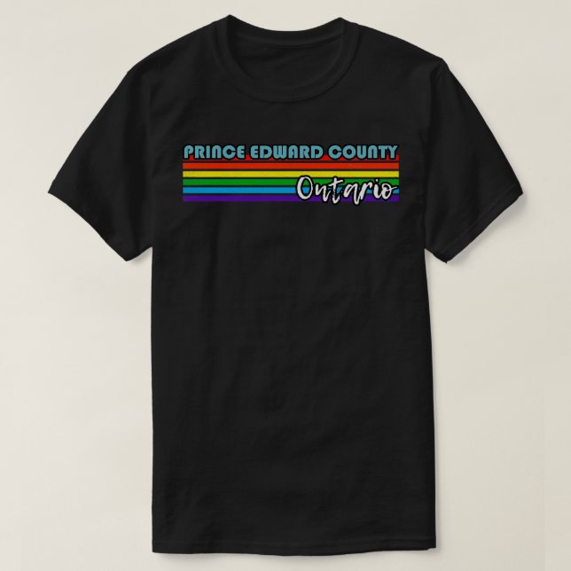 Camiseta Condado de Prince Ontario Pride Prince (Frente do Design)