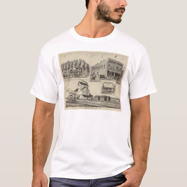 Camiseta Condado de Rockwel, Kansas (Frente)
