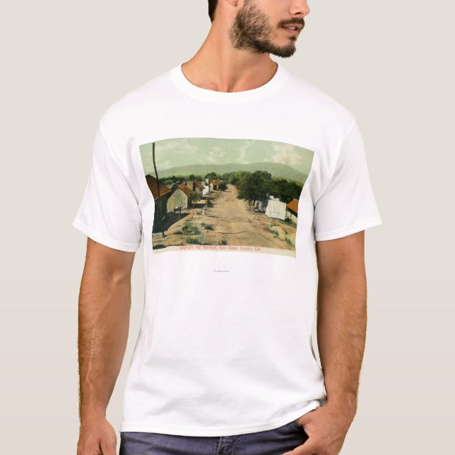 Camiseta Condado de Warners Hot Springs ViewSan Diego, CA (Frente)