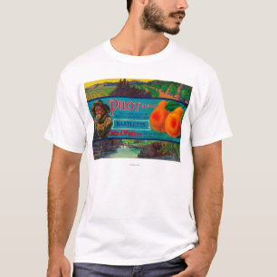 Camiseta Condado piloto de LabelEl Dorado da caixa da pera,
