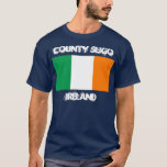 Camiseta Condado Sligo, Ireland com bandeira irlandesa<br><div class="desc">Condado Sligo,  Ireland com bandeira irlandesa</div>