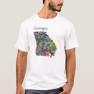 Camiseta Condados da Geórgia e suas estradas