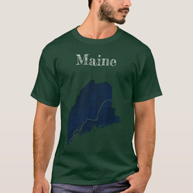 Camiseta Condados do Maine & InterStates (Frente)