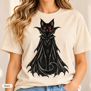Camiseta Conde Catula Gato Vampiro Gótico Halloween Assusta