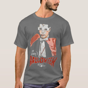 Camiseta Conde Scarys Halloween 80s Anfitrião de Rádio Horr