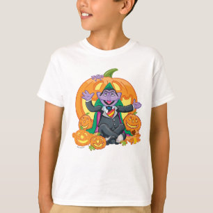 Camiseta Conde von Count Abóboras de Halloween