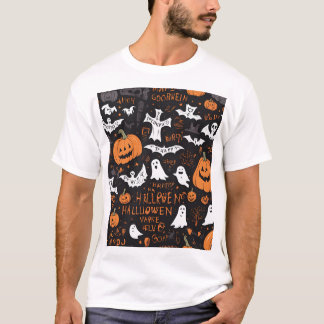 Camiseta Condecorações de Halloween