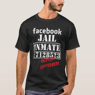 Camiseta Condenação Repetitiva à Prisão no Facebook Liberal