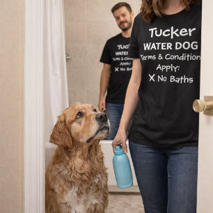Camiseta Condições Gerais da Custom Waterdog Aplicáveis X S